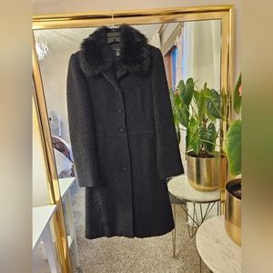 Arden B Black Pea Coat